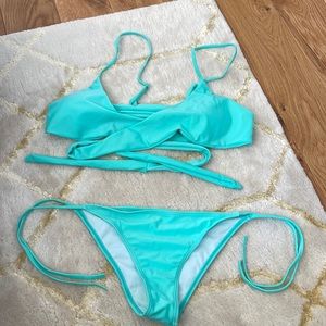 Beautiful Tiffany blue bikini